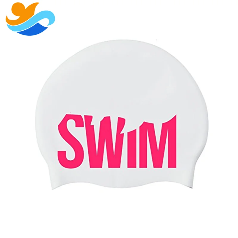 

best waterpoof custom logo silicone swimming caps for adult, Customized color