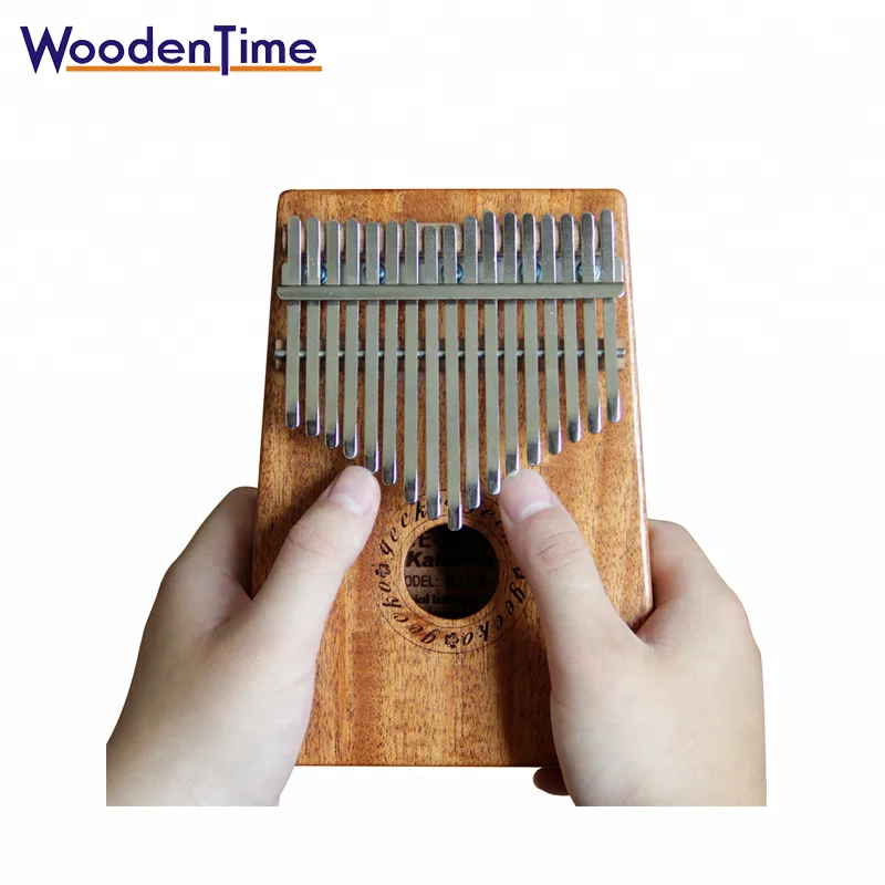 

Drum Percussion Kalimba Musical Instruments 17 Key Kalimba Finger Piano Instrument, Nature