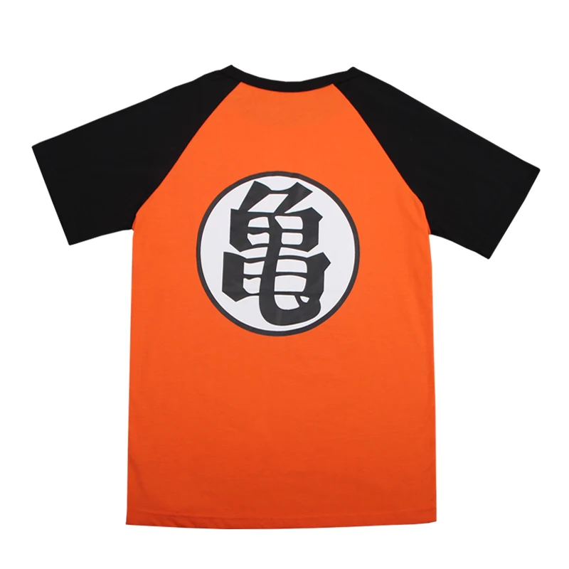 

Anime Son Goku shirt unisex summer heat transfer long-sleeved T-shirt round neck Dragon Ball T-shirt shirt