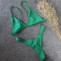 

2018 Young Girls Hot Sexy Bikinis Woman Wholesale Open Swimwear Two Pieces