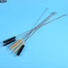 Stainless steel center section pipette brush