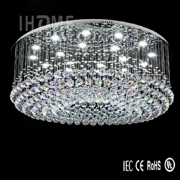 Led Crystal Celling Lighting Fixtures Living Room Hotel Project Lobby Flush Mount Ceiling Lamps Buy Cheapest Ceiling Lamp Cheap Ceiling Lamp Glass