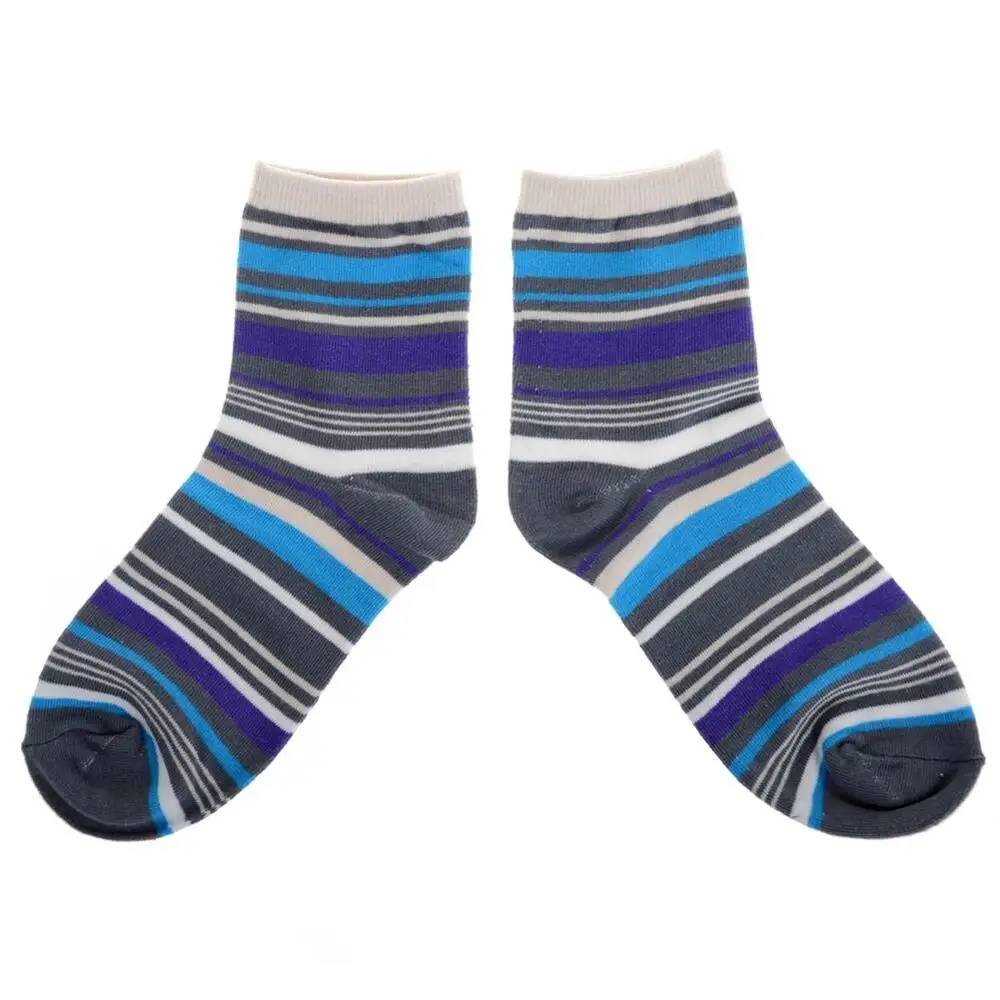 

Mens Dress High Quality Carton Cotton striped socks customize logo, As the picture