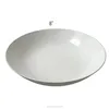 pure white 8''Restaurant fruit Plate Ware,High Quality Porcelain dinner Plate dishes