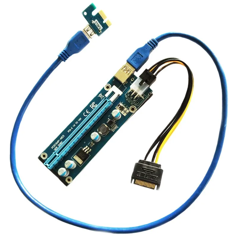 High Quality Pcie X16 Riser Card Pci E Riser 1x To 16x Multiplier For