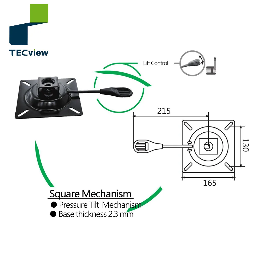 
Hight Quality Multifunction square Mechanism for Office Chair 