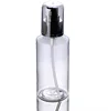 Wholesale Empty Clear PET 150ml PET Bottle Plastic double wall cap Bottle Cosmetic Packaging Bottle