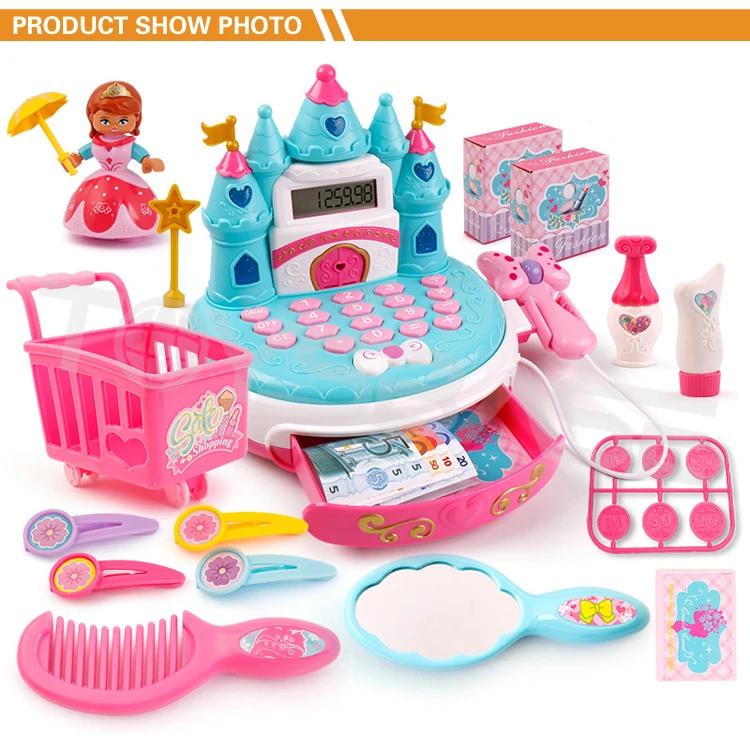 Children Pretend Play Preschool Game Education Electronic Cash Register