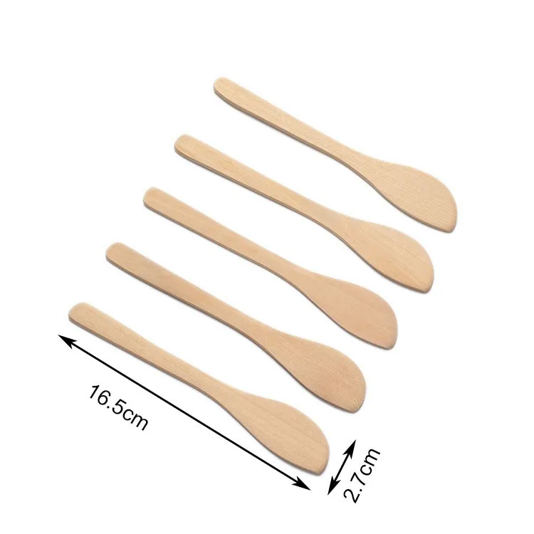 Facial Mask Spatula Wooden Stick Mask Wooden Spatulas Small Scraper Cosmetic Facial Mask Scoop