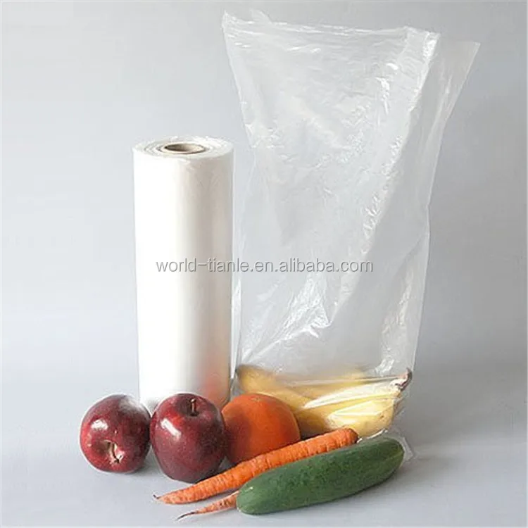 plastic food bolsas with ties