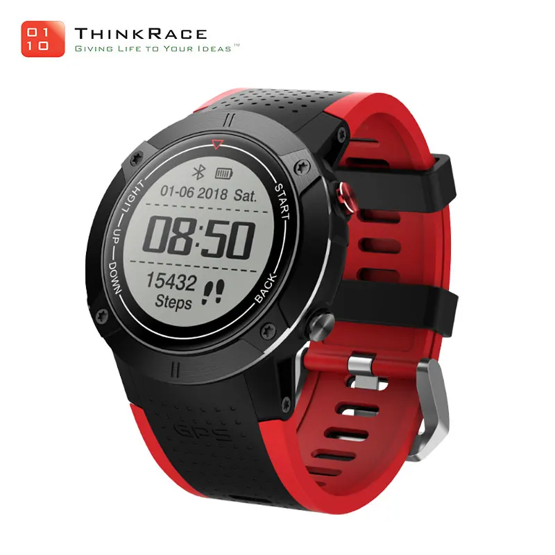 GPS Positioning Pedometer Heart Rate Smart Digital Waterproof Sport Watch GPS