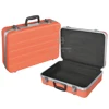 Best quality portable aluminum frame plastic cover hard tool case with customized lining foam