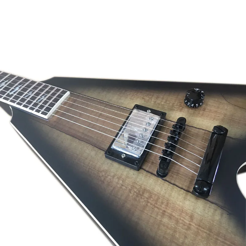 

acoustic electric guitar boult brand flying v guitar
