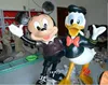 Mickey and Donald cartoon fiberglass sculpture