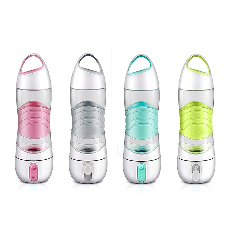 

High Quality Wholesale Fashion Smart Cup Intelligent Nano Mister Water Bottle With SOS LED Night, Grey / green / pink / blue