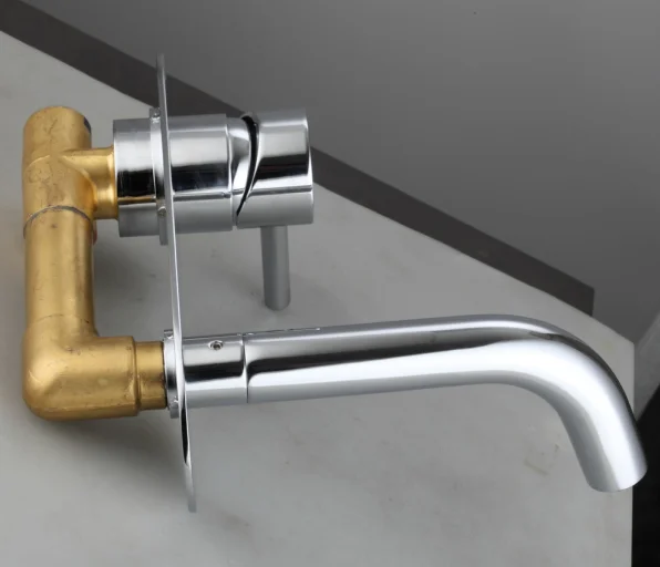 Brass Slingle lever concealed basin mixer basin tap
