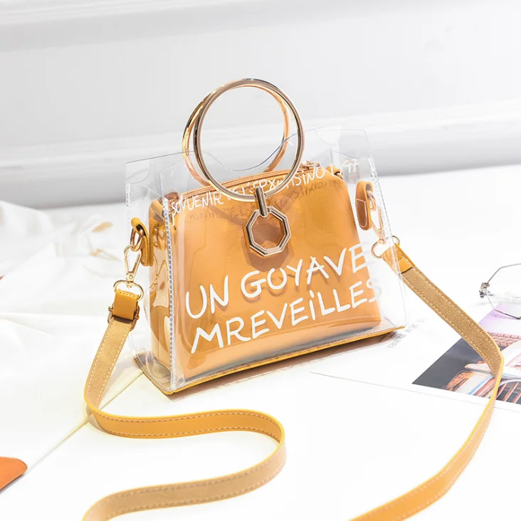 

2019 New Design Candy Jelly Bag Women Transparent PVC Handbag