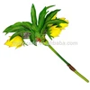 high quantity china roselle artificial flower with leaves