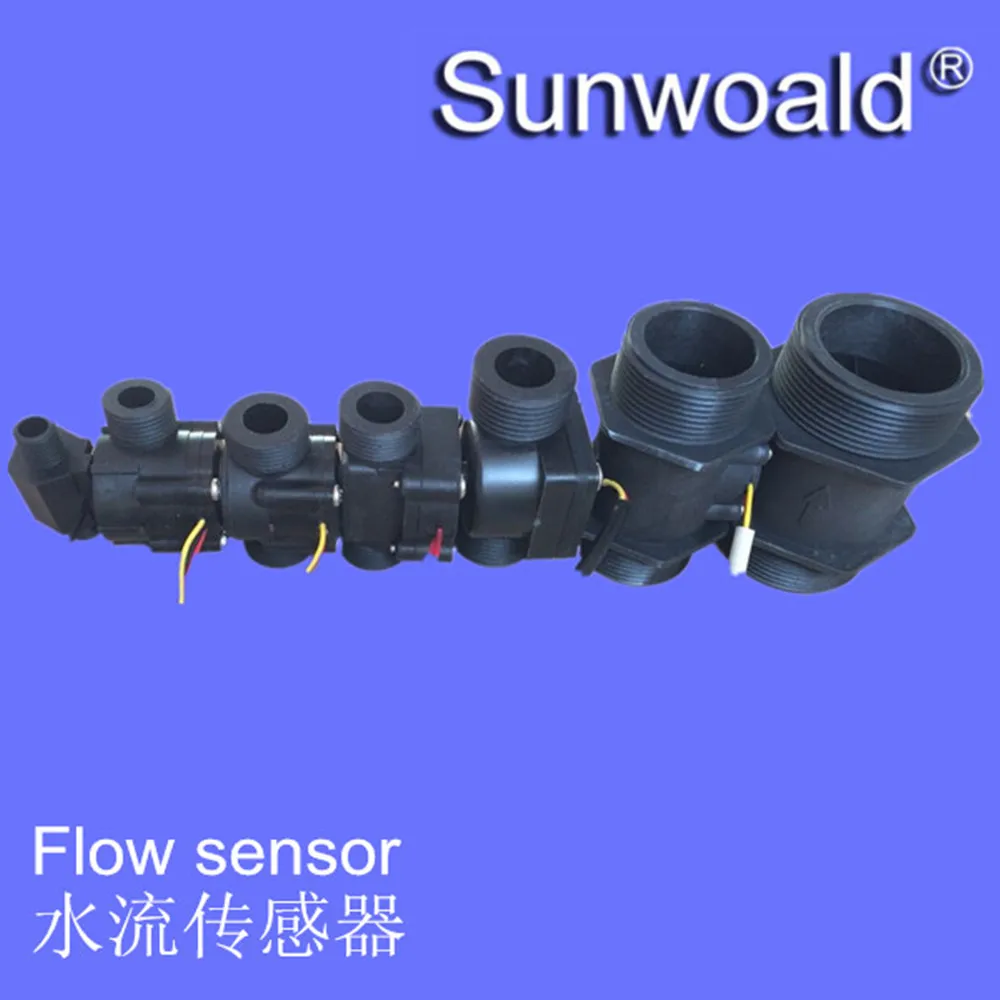 Water plastic Hall flow sensor meter valve, View flow sensor, Sunwoald