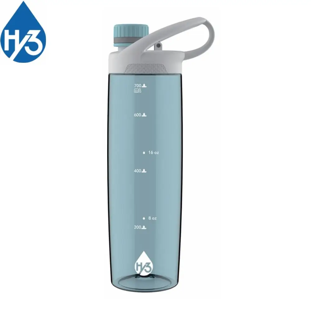 

Hy3 tritan BPA free plastic sport clear water bottles easy carrying, Midnight, sunrise, afternoon sky