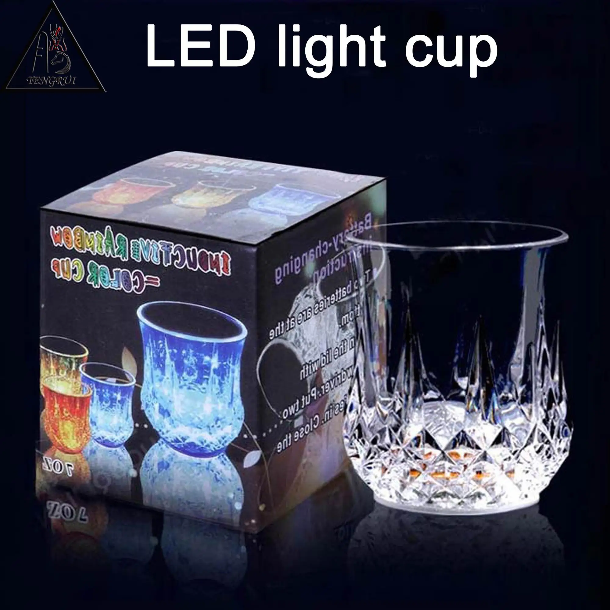 Water Activated Colorful Flashing Led Light Cup For Bar Club Night Party Buy Water Activated