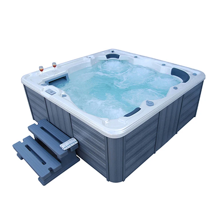 Luxurious Acrylic Above Ground Pools 6 People Portable Spa Hot Tub Buy Pool Exercises Freestanding Swimming Pool Hot Tub Product On Alibaba Com