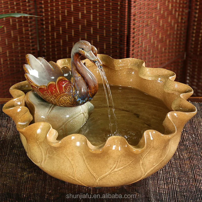 Tabletop Decoration Small Ceramic Indoor Water Fountain Buy Indoor