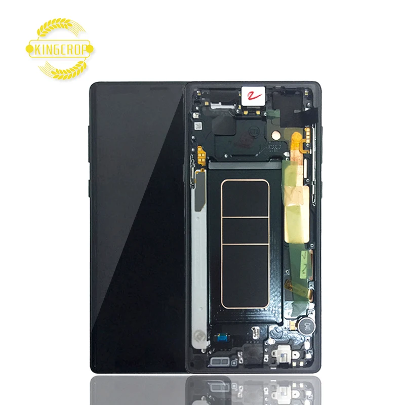 Replacement original new mobile lcd screen For samsung galaxy note 9 Lcd Display Touch Screen Digitizer Assembly +Frame