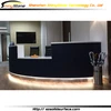 Black mat solid surface/artificial marble modern stone sushi bar counter