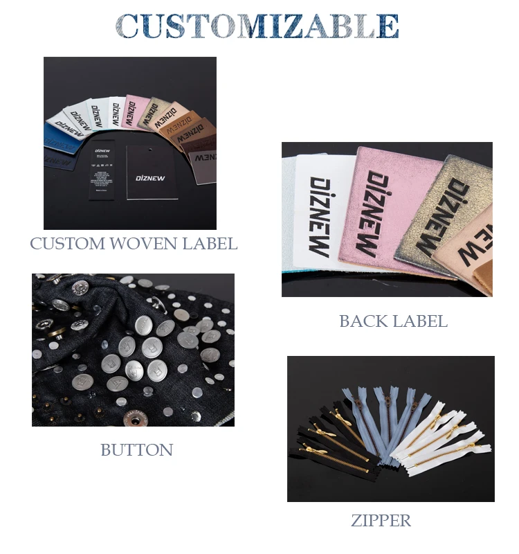 DiZNEW New fashion custom soft ripped pantalones mens jeans homme