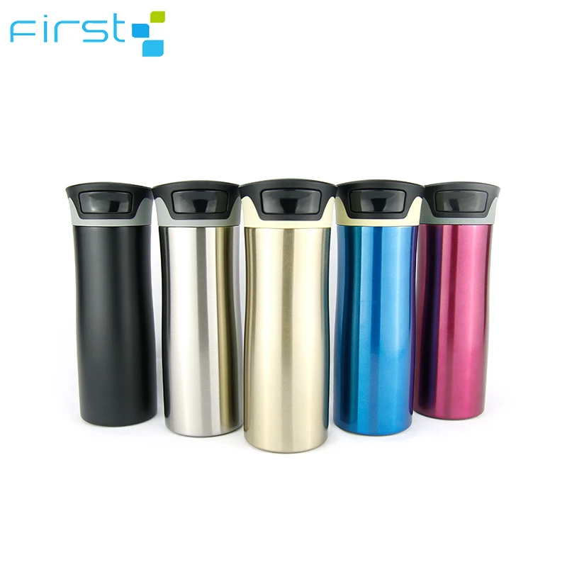

2020 Design Your Own 500ml 17oz Wholesale Contigo Style Stainless Steel Coffee Travel Mugs With Lid, Customized colors acceptable