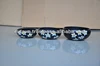 Set of 3 flower decorative lacquer bowls painting by hand