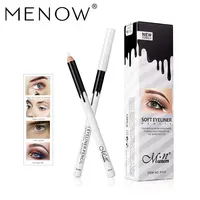 

MENOW Brand White Eyeliner Makeup Smooth Easy to Wear Eyes Brightener Eye Liner Pen Waterproof Make Up White Eyes Liner Pencils