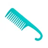 Cheap Wide Tooth Hair Brush Beard Comb Small MOQ Dry Wet Gently Detangles Thick Long Durable Salon Shower Comb Hook Comb