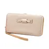 New pattern bowknot Multi-functional Korean coin purse ladies wallet long pencil box phone bag