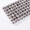 Football Pattern 168Pcs Glass Reflective Beads For Jewelry Making Accessories Bracelets
