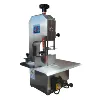 automatic food processing chicken meat cutting bone band saw machine