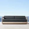 Teak furniture outdoor setting teak wood outdoor solid teak 2 seater sofa
