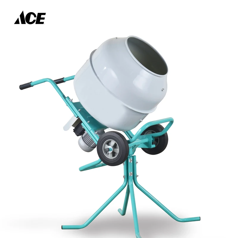 CM160C Portable mini type electric motor tilting drum cement concrete Mixer prices machine