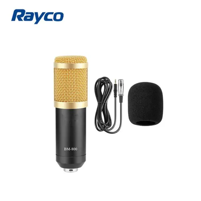 

Hot Selling Bm800 Condenser Studio Broadcasting Recording, Black