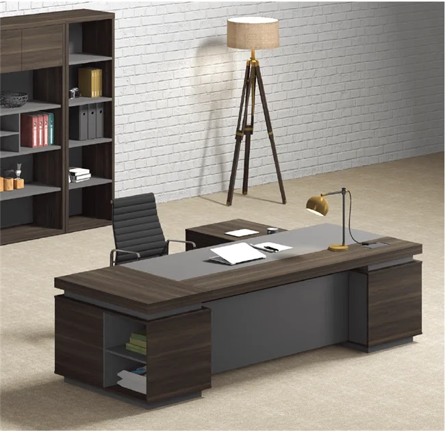 High Tech Executive Office Desk Latest Design Wooden Modern Manager