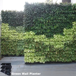 Image of Beautiful Garden Walls Best Vertical Garden Decorative Flower Pot Hanging On The Wall