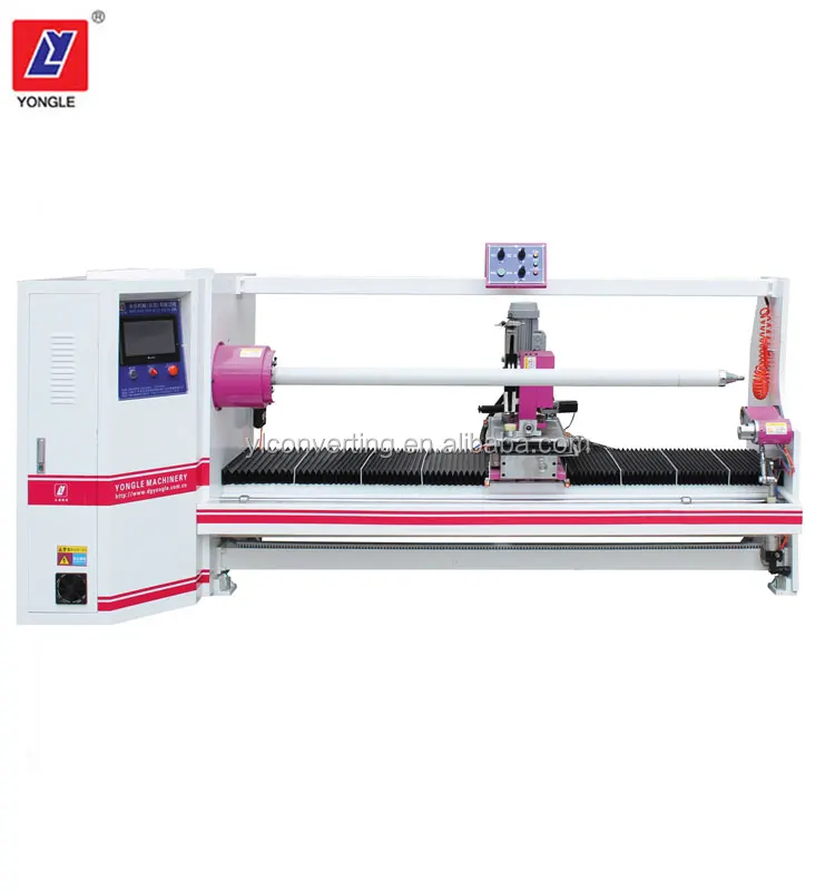 
High Speed High Precision Automatic PVC Insulation Tape Jumbo Roll Cutting Machine 