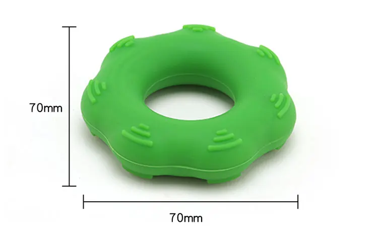 Forearm Exercise Stretcher Silicone Finger Ring Dexterity Hand Grip Exerciser Tools Fitness 