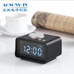 Image of Modern Digital FM Radio with Snooze Function Alarm Clock