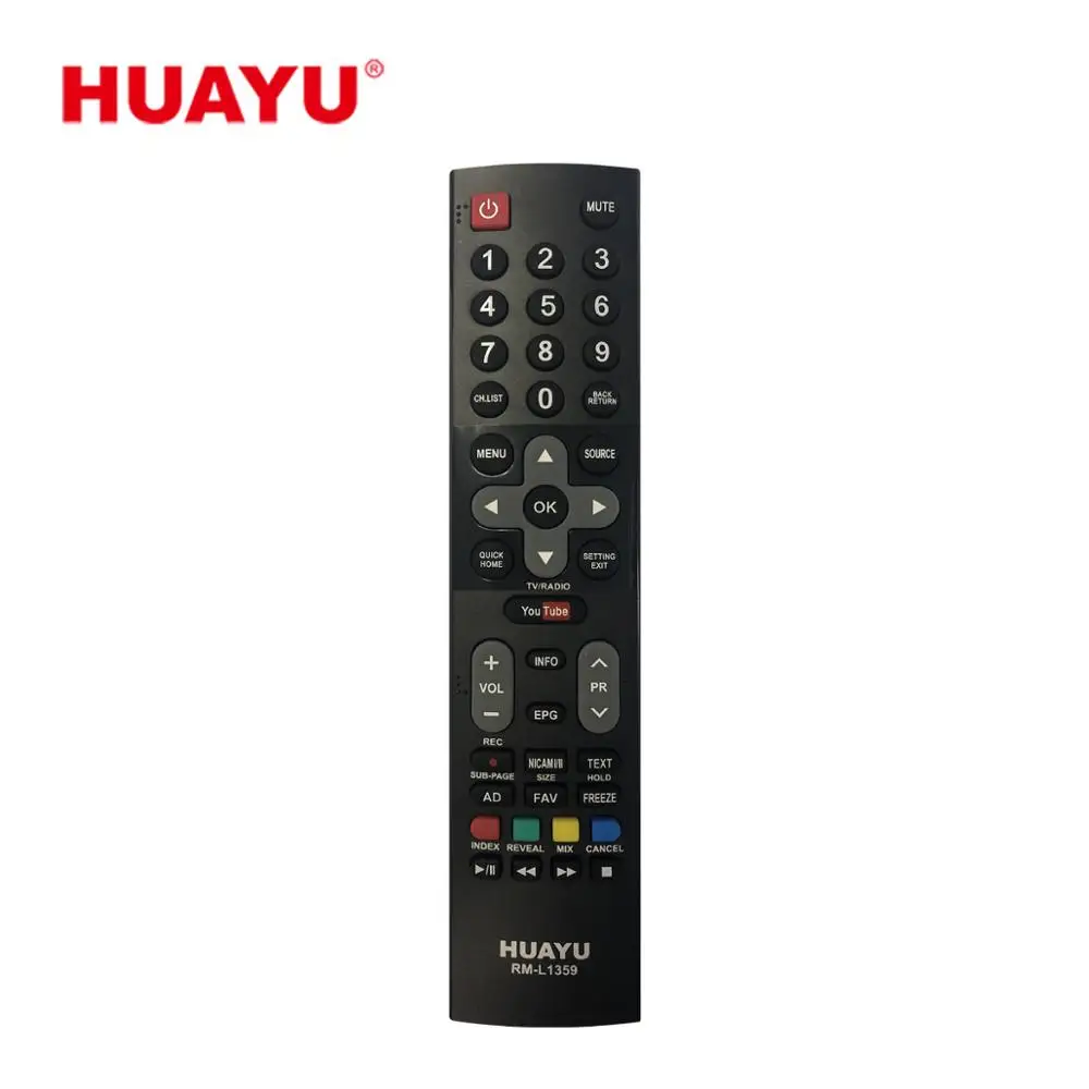 NEW MODEL RM-L1359 HUAYU UNIVERSAL FOR SKYWORTH/WALTON/YASIN LCD LED TV REMOTE CONTROL