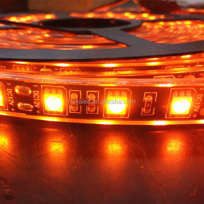 shenzhen led strip lights 5050 amber 300leds 5meter 12v24v ip68 waterproof flexible strips
