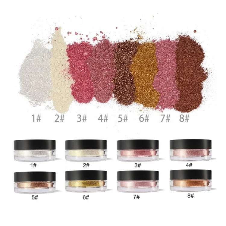 

Custom OEM Single Highlighter Makeup Powder Shimmer Waterproof