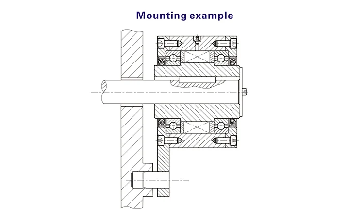 GFR F2F3 One-Way Cam Clutch Bearing Conveyor Backstop