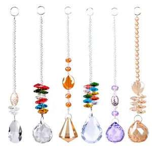 Image of Chandelier Suncatchers Prisms Octogon Chakra Crystal Balls For Home,Office,Garden Decoration